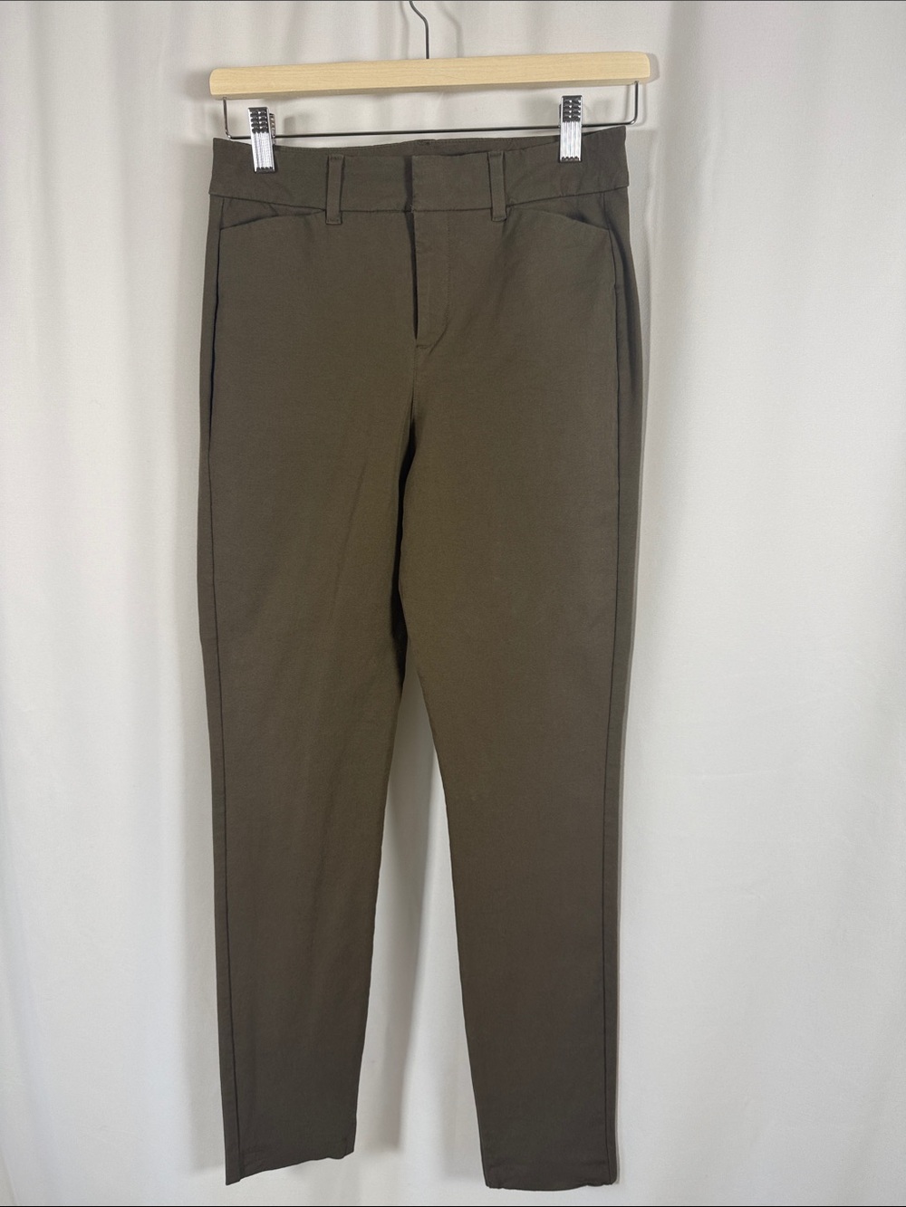 Old Navy Women's Olive Green High-Rise Pixie Skinny